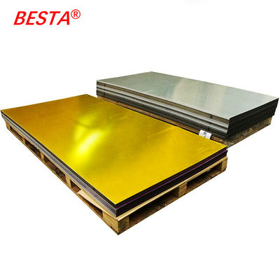 PMMA Mirror Acrylic Sheets Gold Plexiglass Sheets High Light Transmission
