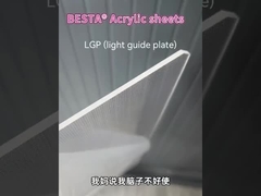 Weather Resistance LED Light Guide Acrylic Sheet 2.8mm-150mm Durable