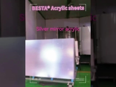 Multicolor Mirrored Acrylic Sheets For Laser Cutting Abrasion Resistance