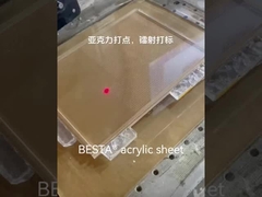 PMMA Transparent Textured Clear Acrylic Sheet 6mm Stone Grain