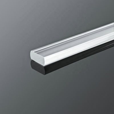 Round Square Triangle Clear Acrylic Bar PMMA Abrasion Resistance