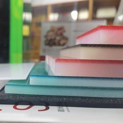 12mm High Gloss Two Tone Acrylic Sheets Clear Perspex Acrylic Sheet OEM