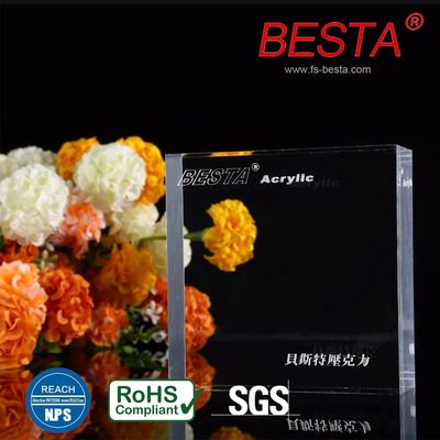 OEM 7mm 10mm Transparent Acrylic Sheets For Aquarium Weather Resistance