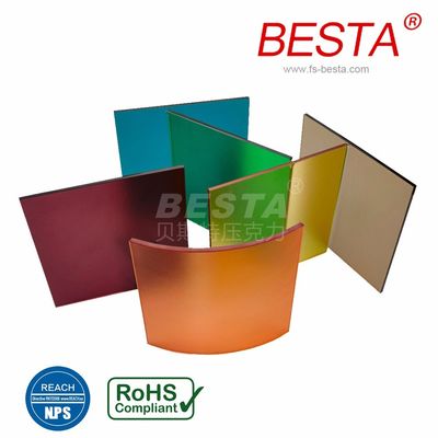 Moldable Large Colored Acrylic Sheets  Accordion Wall Dividers Customizable
