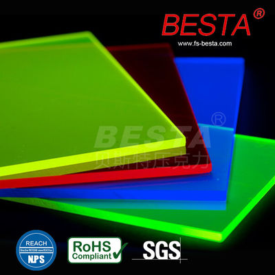 Clear 3mm Solid Glow Acrylic Sheet Plastic Board Colored Acrylic Panels OEM