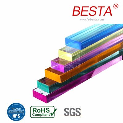 Semi Transparent Poly Colored Acrylic Sheets 2-60mm Wear Resistance