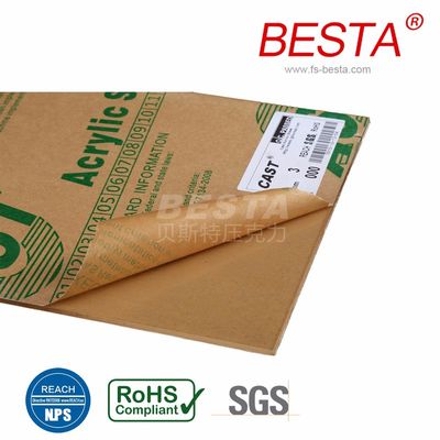 Durable Acrylic Extruded Clear Sheet Extrusion Acrylic Sheet 1.0mm-12mm