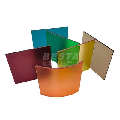 REACH RoHS Large Colored Plexiglass Panels Heat Proof Acrylic Sheet 4x6feet
