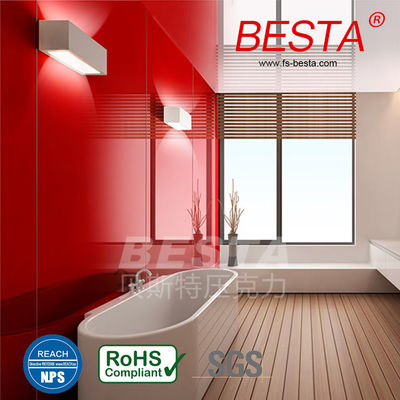 Bathtub Surround High Gloss Acrylic Shower Wall Panels 7mm Acrylic Sheet