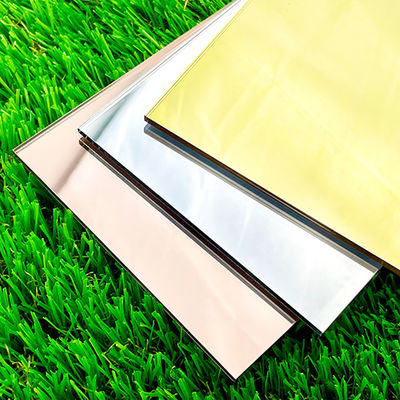 4x6ft 4x8ft Mirror Acrylic Sheets For Advertisement Decoration 1mm