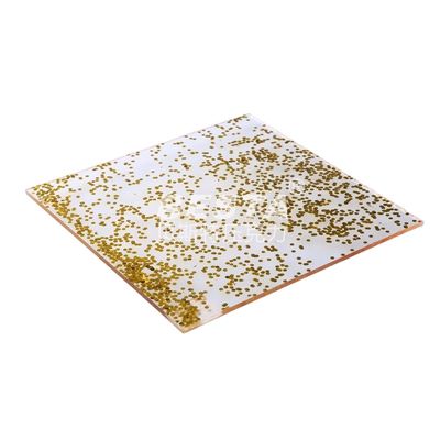REACH Certificate Silver Glitter Acrylic Sheet Abrasion Resistance