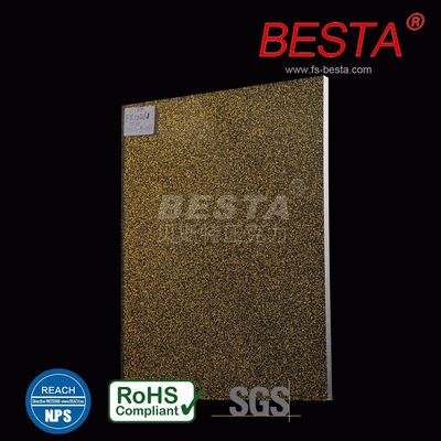 REACH Certificate Silver Glitter Acrylic Sheet Abrasion Resistance