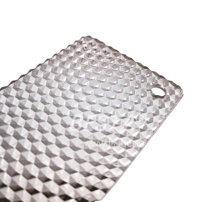 Extruded Textured Clear Acrylic Sheet PMMA Stone Grain Decorative Acrylic Panels