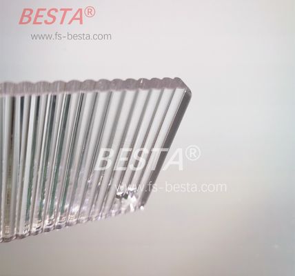 Extruded Textured Clear Acrylic Sheet PMMA Stone Grain Decorative Acrylic Panels