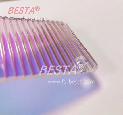 Extruded Textured Clear Acrylic Sheet PMMA Stone Grain Decorative Acrylic Panels