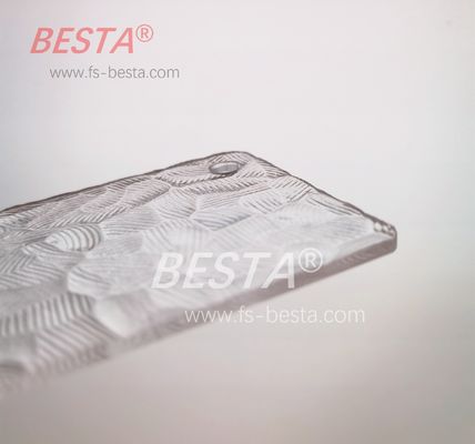 Extruded Textured Clear Acrylic Sheet PMMA Stone Grain Decorative Acrylic Panels