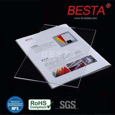 Weather Proof Acrylic Polymer Sheet Heat Resistant Acrylic Sheet SGS Certified
