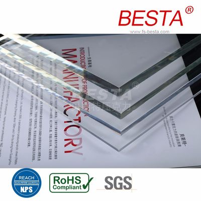Transparent Cast Acrylic Sheets Heat Moldable Pmma Diffuser Sheet High Temperature