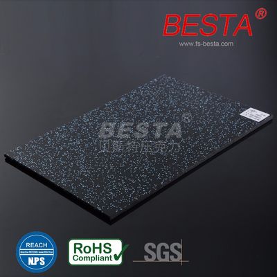 5mm Thick Black Glitter Acrylic Sheet For Furniture Decoration