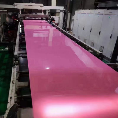Chemical Resistant Smooth Clear Acrylic Sheet 1.2g/cm3 Density Up To 92% Light Transmission