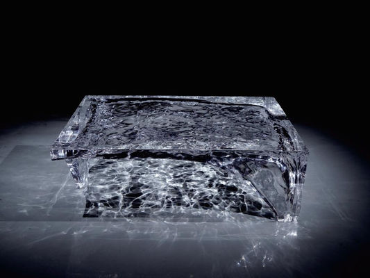 Custom-Made Acrylic Stool with 3D Effects - Unique and Eye-Catching for Art Exhibitions
