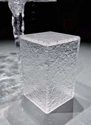 Handmade Acrylic Stool Sculpture - High-Quality Material, Perfect for Art Collectors and Designers