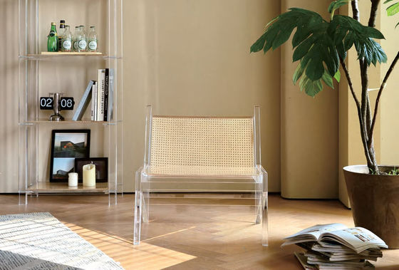 Handmade Acrylic Stool Sculpture - High-Quality Material, Perfect for Art Collectors and Designers