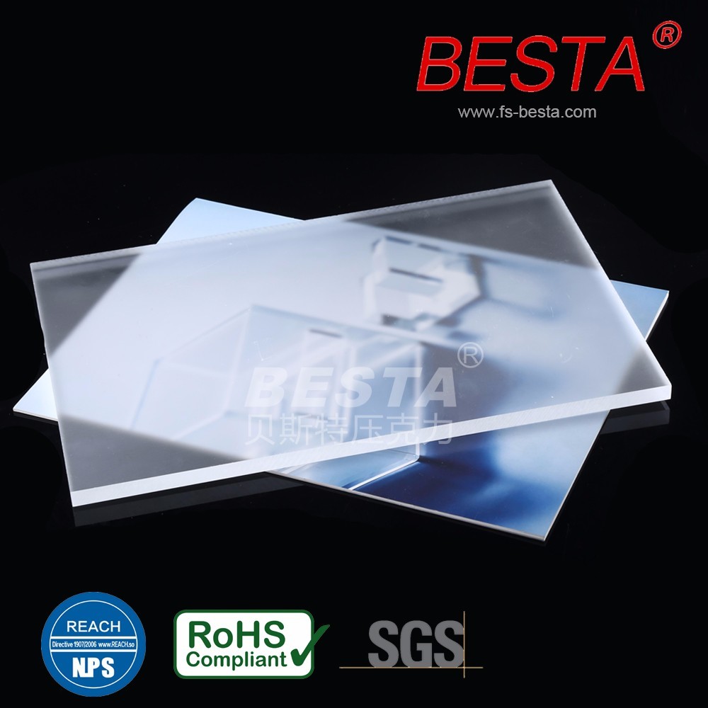 Polystyre Light Guide Acrylic Sheet Acrylic Wall Panels Decorative 2mm15mm