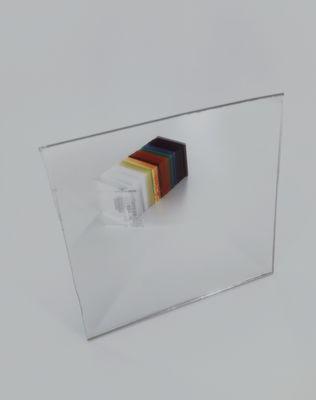 2-120mm Clear Frosted Acrylic Sheet Cut To Size Iridescent Fluorescent Plastic Sheet