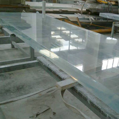 2-120mm Clear Frosted Acrylic Sheet Cut To Size Iridescent Fluorescent Plastic Sheet