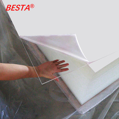 1.8mm-50mm 4*8 4*6ft Transparent Acrylic Panel Cut To Size Clear Acrylic Sheet