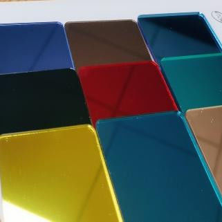 Customization Adhesive Backed Mirrored Sheets Furniture Acrylic Sheet 1.20g/Cm3