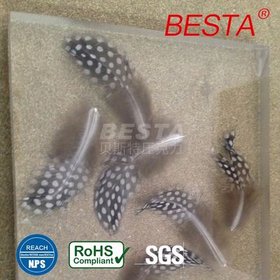 Special Effects Feather Material Cast Acrylic Sheets 15mm-60mm Thickness