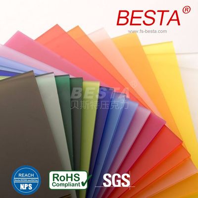 Plexiglass Colored Cast Acrylic Sheets For Divider Room Wall Partition