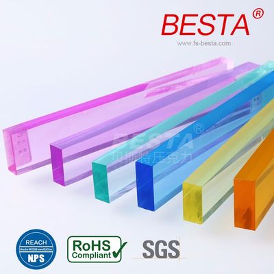 Plexiglass Colored Cast Acrylic Sheets For Divider Room Wall Partition