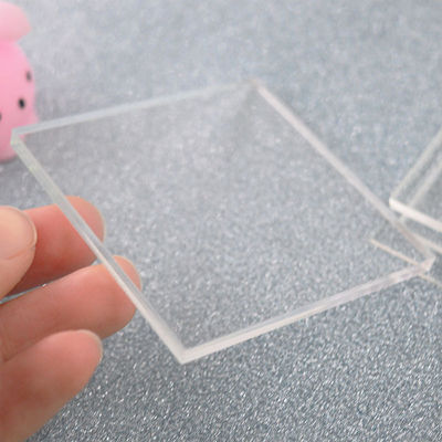 2 - 300mm Hard Clear Decorative Acrylic Sheets For Laser Cutting Engraving