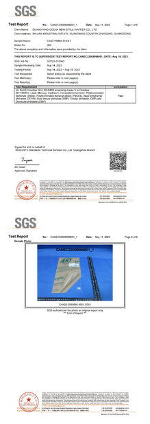 China BESTA ACRYLIC CO., LTD. certification